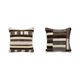 Set of 2 vintage kilim cushion covers 50x50 cm