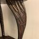 Japanese side table, carved wood, Liberty of London, 1900