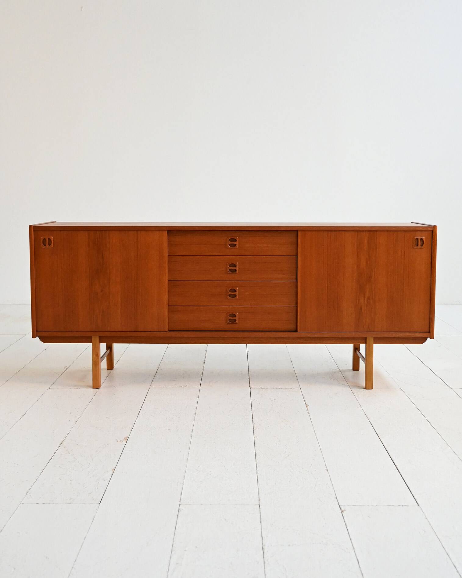 Scandinavian “Korsör” teak sideboard from the 1960s