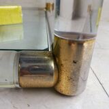 Table d’appoint en bambou lucite par Charles Hollis Jones