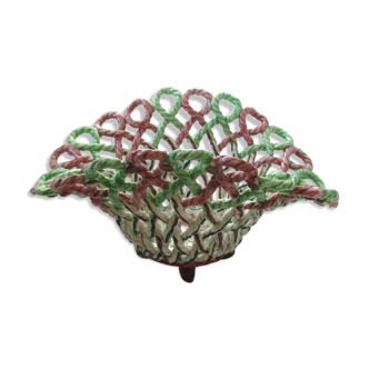 Fruit cup - openwork ceramic - vintage