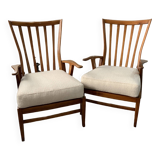 Pair of Italian armchairs 1950