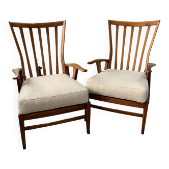 Pair of Italian armchairs 1950