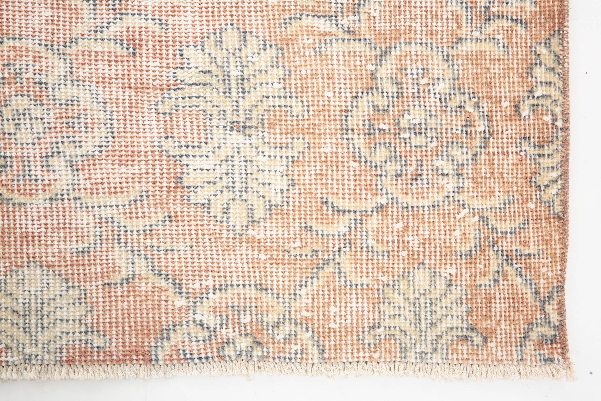 7x11 Muted Orange Classic Vintage Rug, 217x336Cm