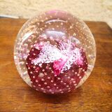 Pink paperweight, Caithness sulphide