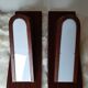 Paire de lampes scandinave bois et plexiglas