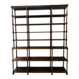 Library with a central wooden recess, 20th century.