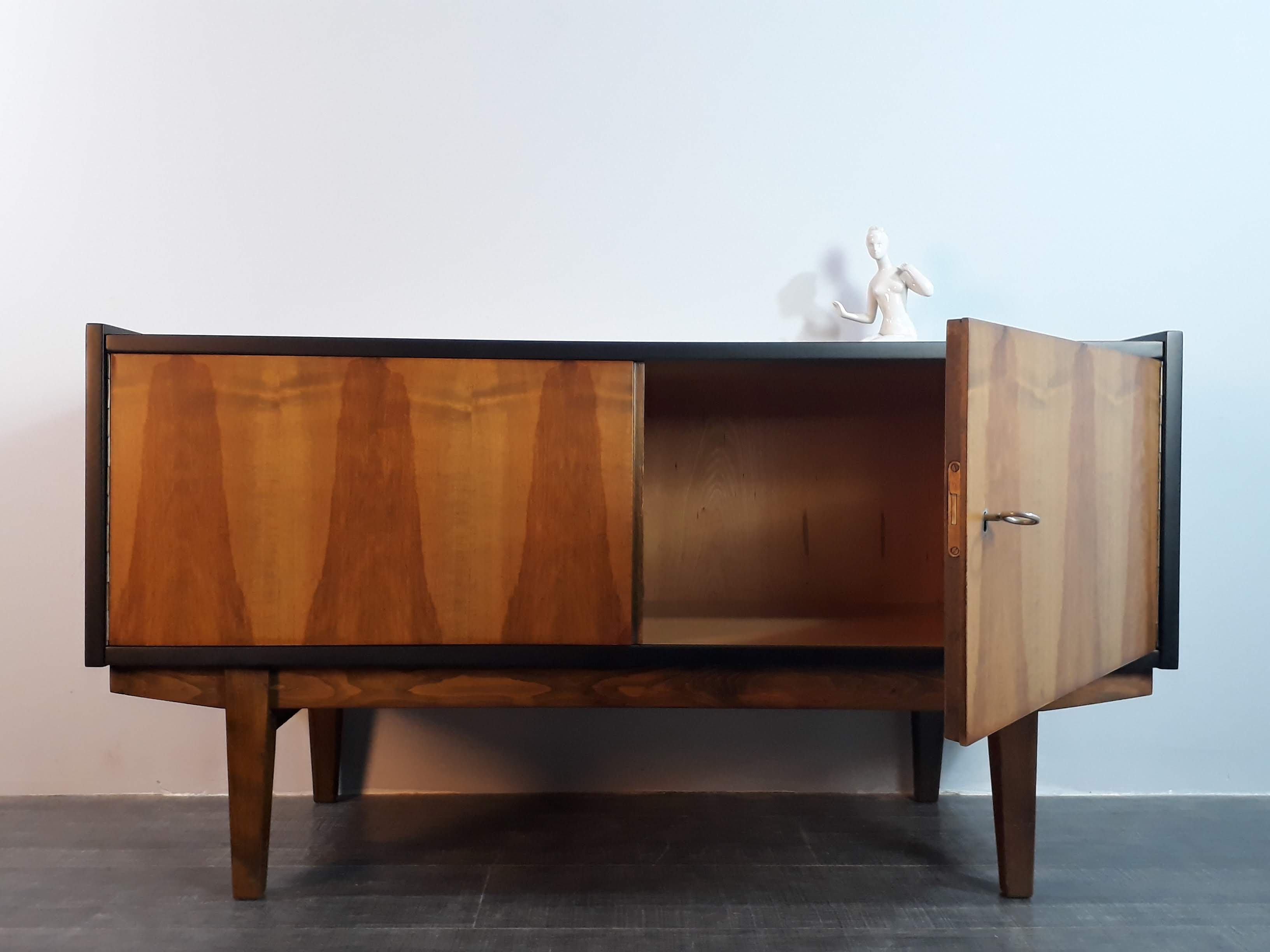 Walnut sideboard Rajmund Halas Poland 1967