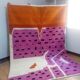 Tapis style Azilal violet - tapis coloré - tapis marocain fait main - 286x210 cm