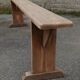 Antique pine farmhouse bench, 200 cm