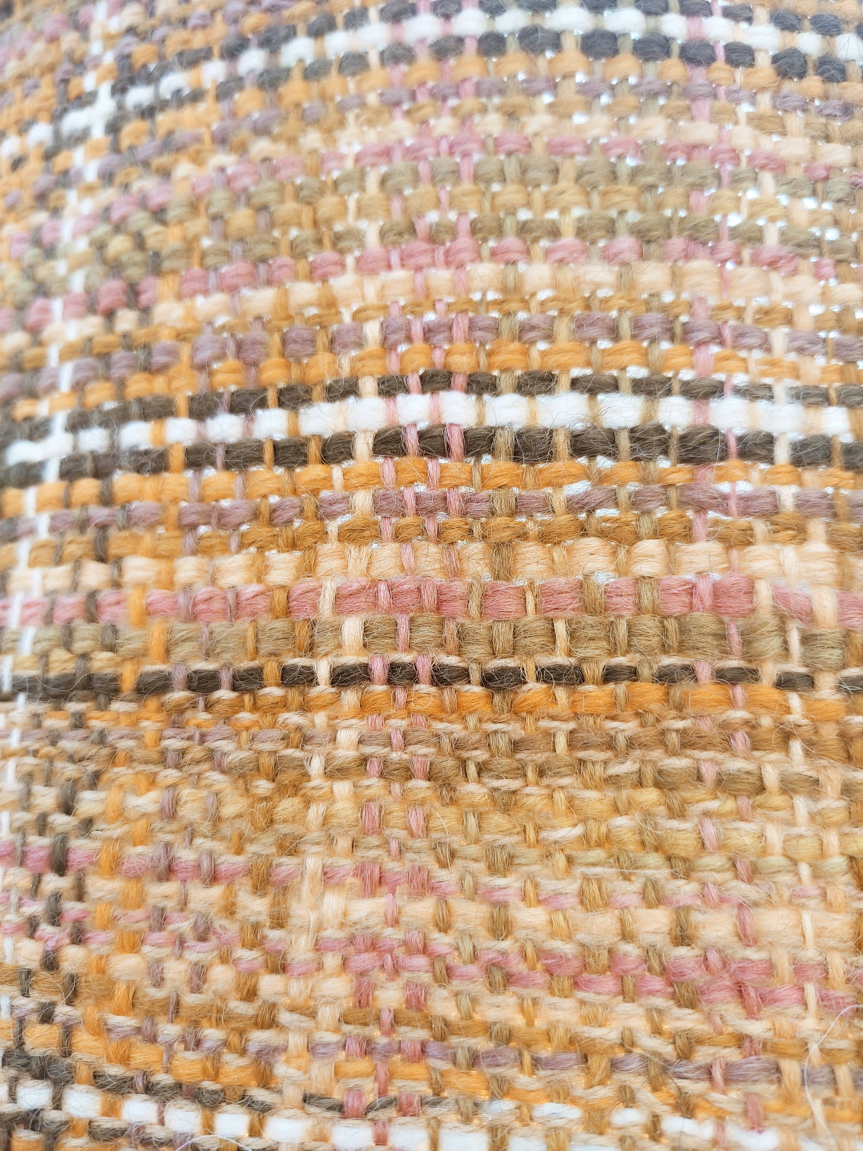 Tripod floor lamp 50s / wool lampshade