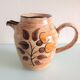 Beige pitcher in glazed ceramic from Salins vintage 60s-70s