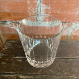 Crystal Ice Bucket Mold + Vintage Handle #D469