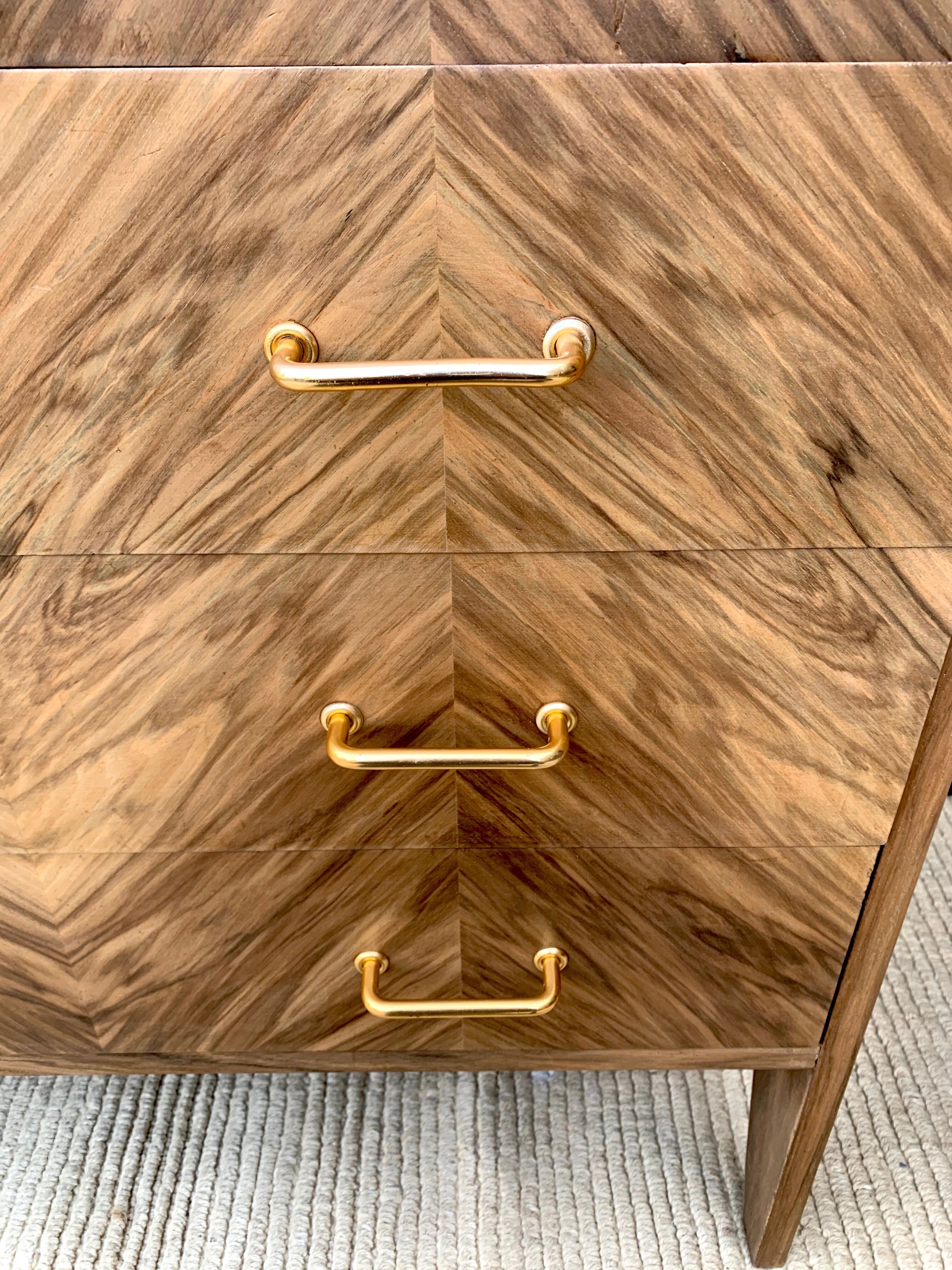 Vintage writing desk in rosewood