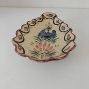 Vintage HB Quimper shell butter dish