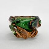 Bohemian Art Glass Bowl/Ashtray by Josef Hospodka, 1960's