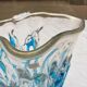Vase bleu et transparent Costantini années 80 Murano
