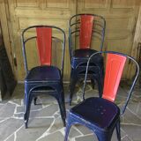 6 old Tolix chairs
