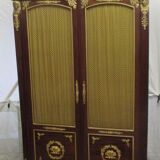 Acajou Library of Cuba Scd Empire decorated with 50 gilded bronzes