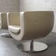 Fauteuils en cuir B&B Italia « Tulip » conçus par Jeffrey Bernett en 2000