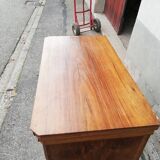 Old walnut buffet 2 doors 1 drawer