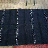 190x120cm black Handira carpet