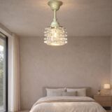 Small glass ceiling lamp for bedroom