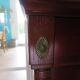 Commode 4 tiroirs – Teinte merisier – Imitation Style Empire – Années 80