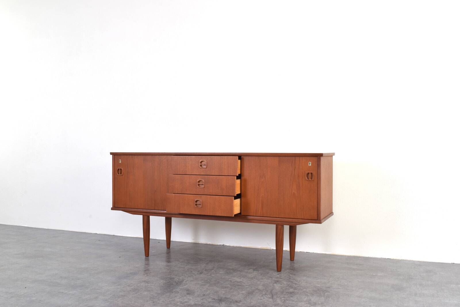 Mid-Century Danish Teak Sideboard, 1960s.