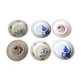 Set of 6 vintage dessert plates