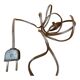 Scandinavian wooden lamp