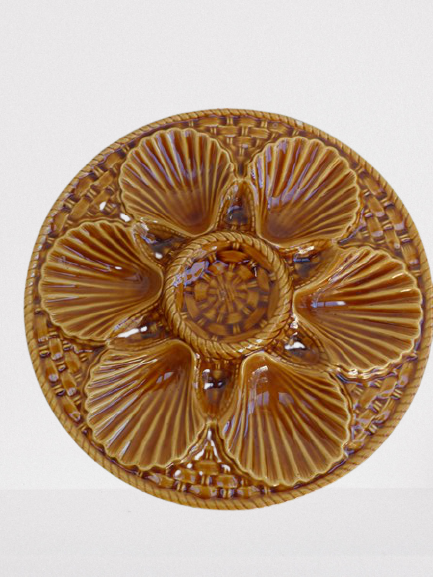 Oyster plates Longchamp slurry