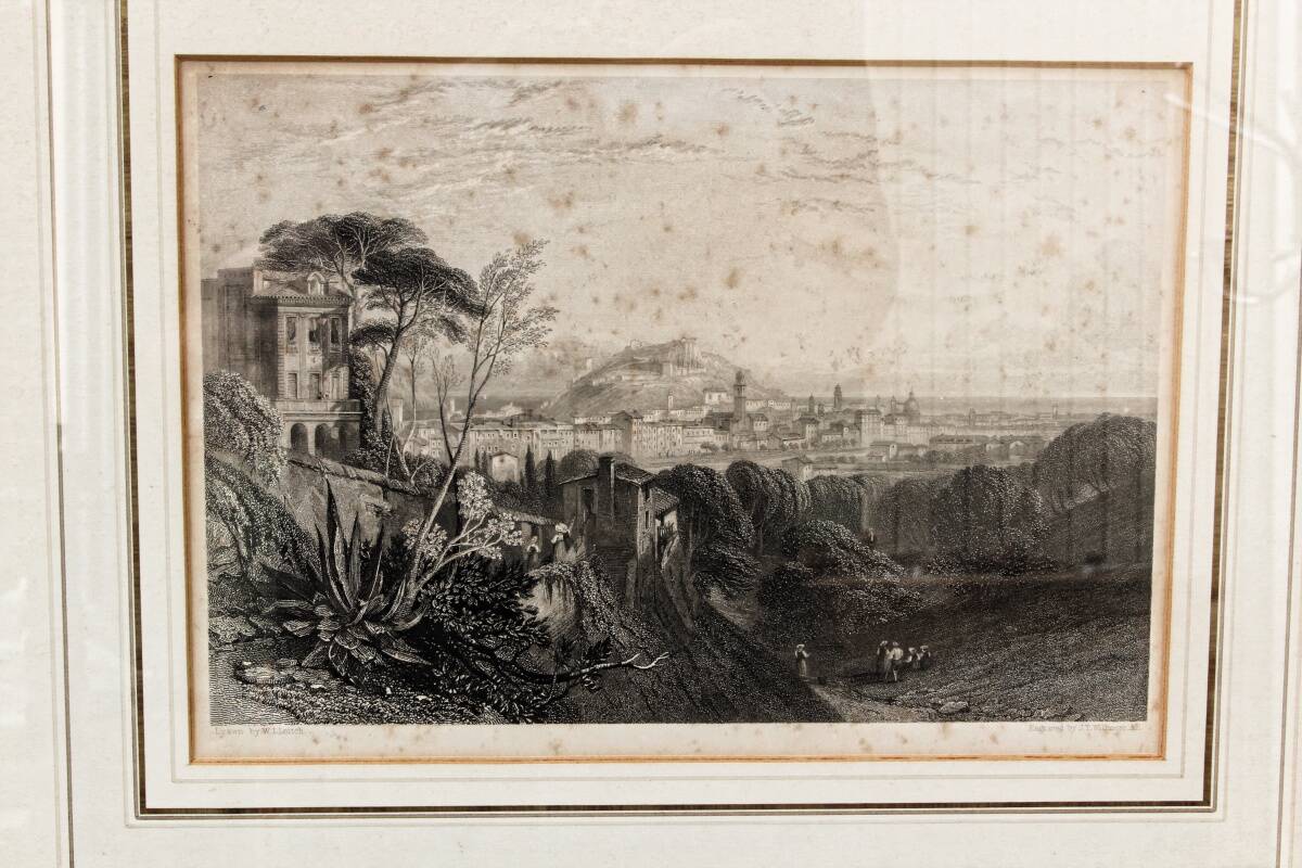Paire de lithographies encadrées, par G. Engelmann, début 19ème.