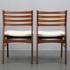 Set of six Danish mid-century teak dining chairs, Denmark, 1960s