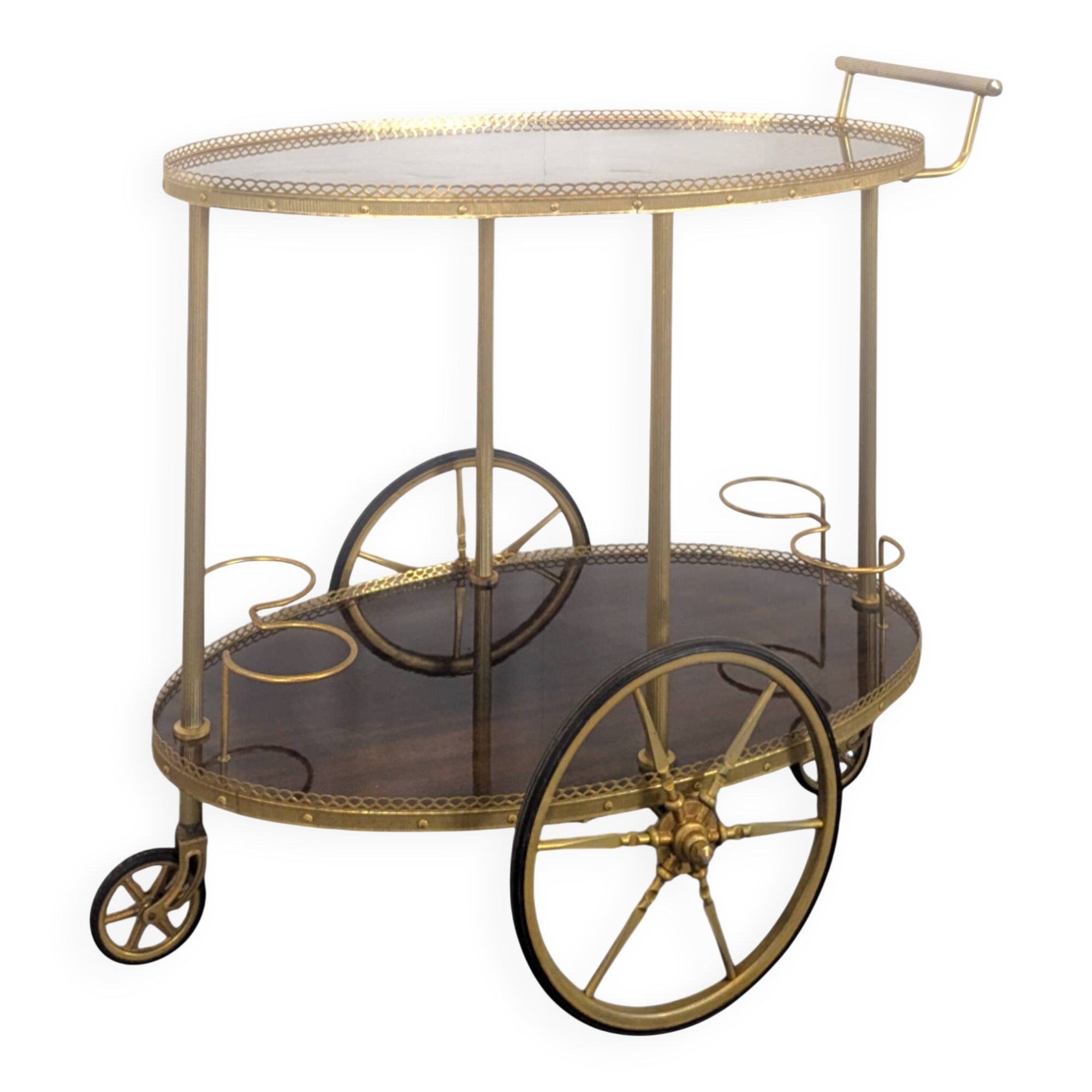 Vintage serving trolley or rolling table