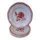 7 assiettes plates Digoin Sarreguemines modèle Orly