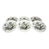 Set of 6 Royal Doulton dinner plates in the Kirkwood pattern.