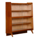 Mid-Century Bookcase in Oak with Glass Doors, 1950s