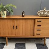 Teak sideboard by Friedrich Waltke 1960s