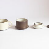 Ceramic filter coffee cups by Zaalberg Holland, 1960s.