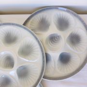 4 oyster plates Moulin des Loups 2106174