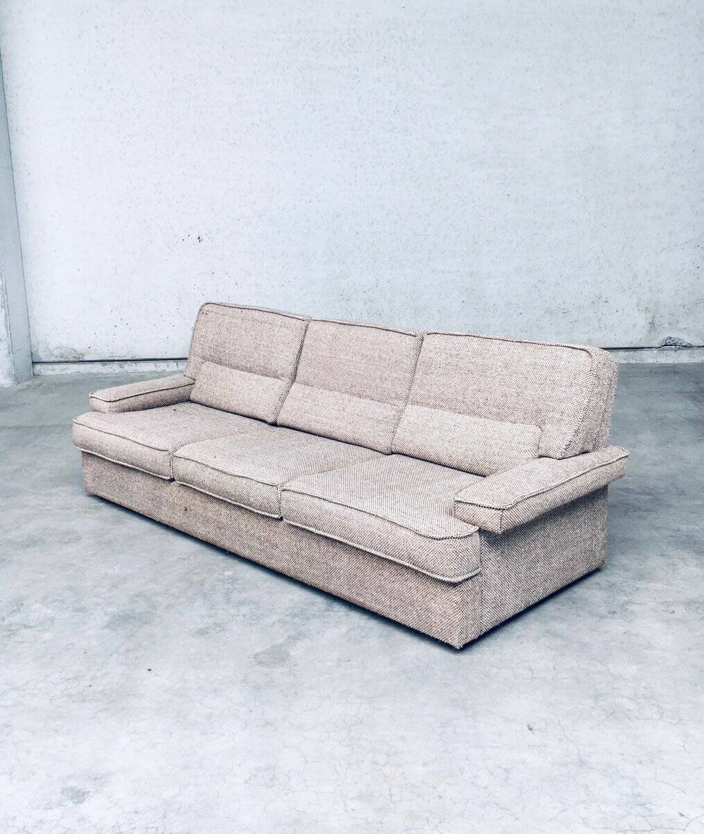 Mid-Century Modern Boucle 3 Seat Sofa, Italy, 1970s