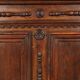 Ancient baroque chest in walnut and chestnut, Italy, 18th century