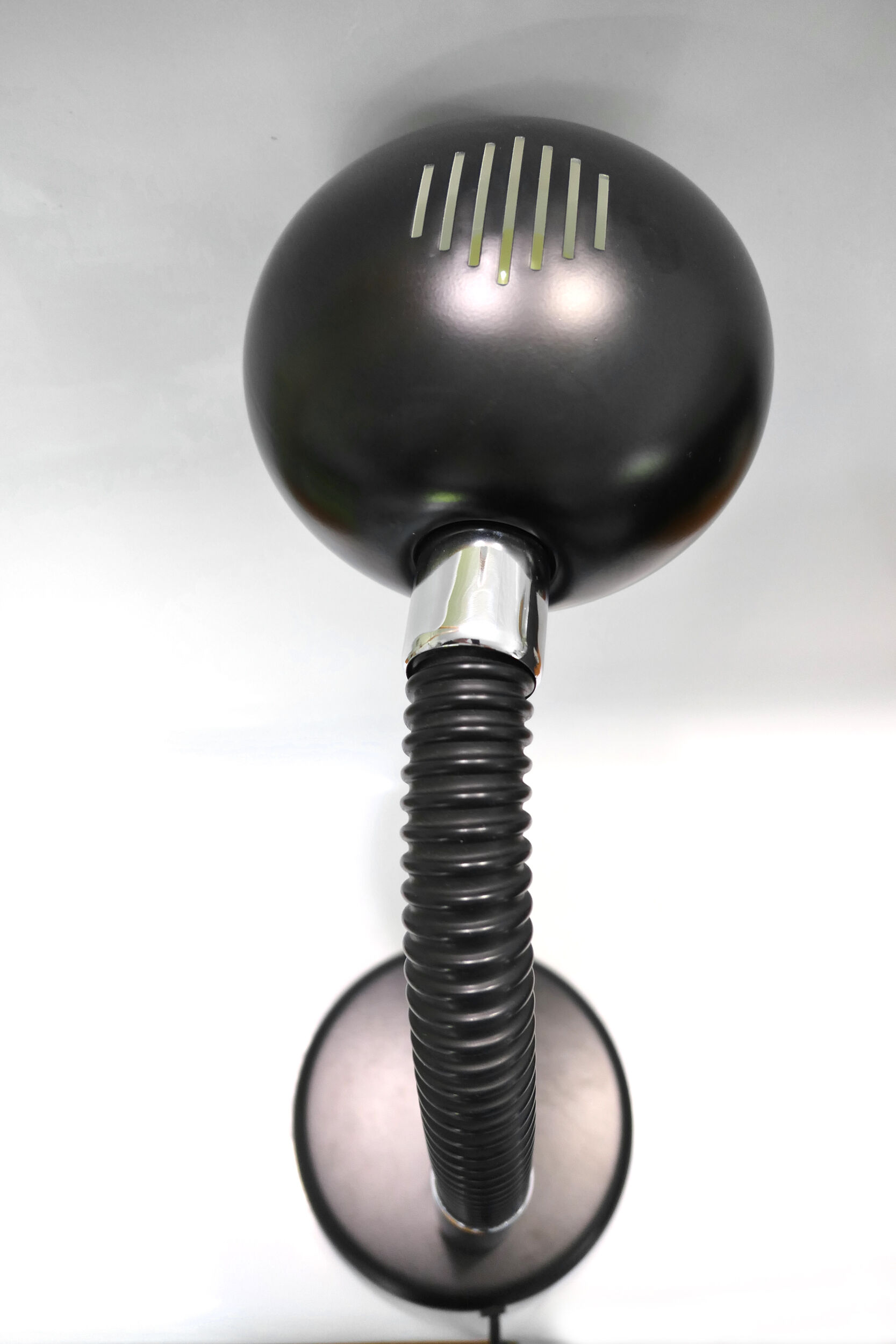 Table lamp or desk gamma lux italy black and chrome