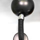 Table lamp or desk gamma lux italy black and chrome