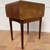 Vintage Scandinavian design bedside table in teak by the Danish Andersen.