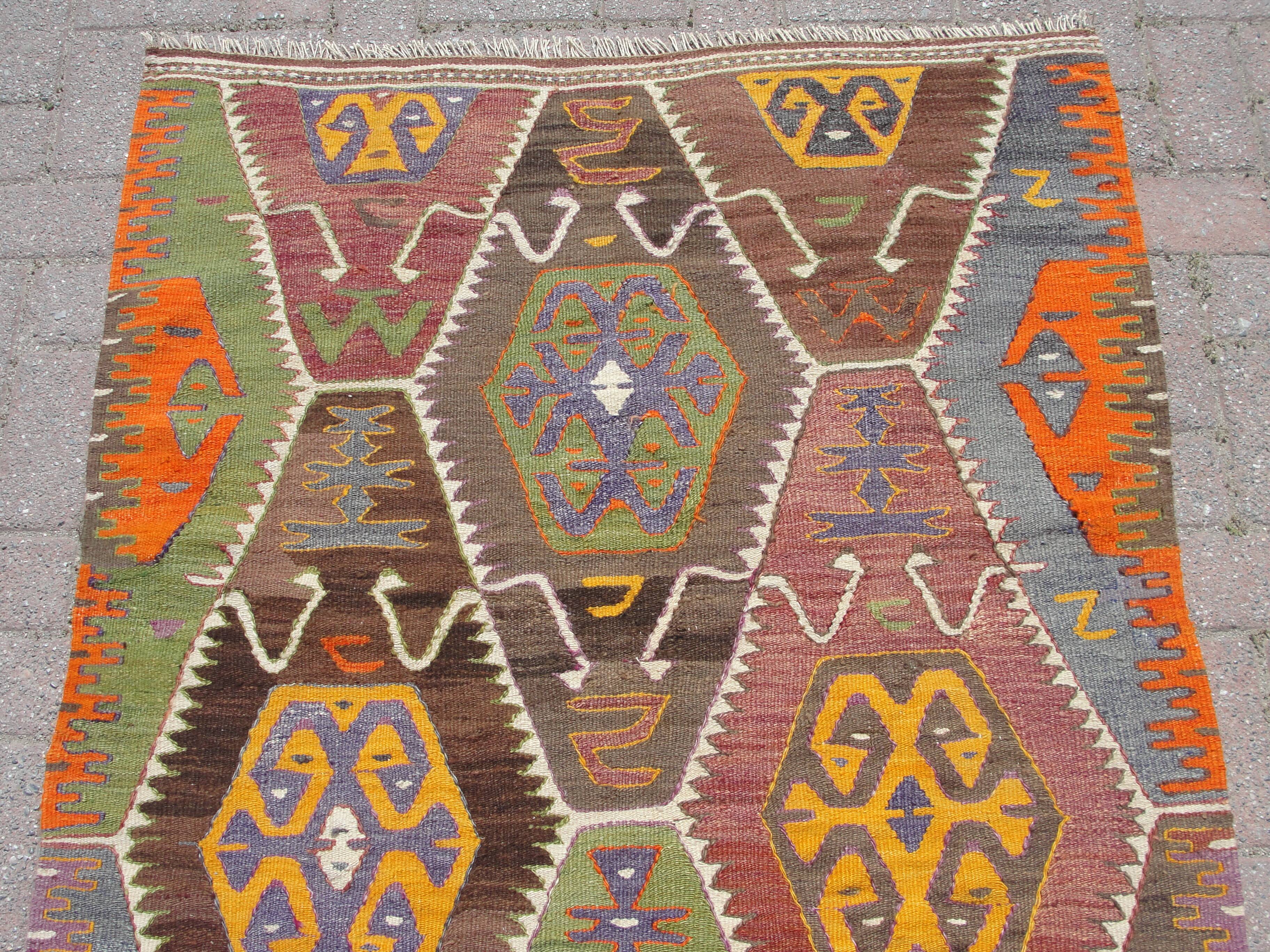 Small handmade kilim rugs for bedroom