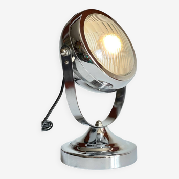 Chromed metal headlight lamp 1990s
