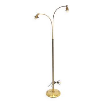 Scandinavian metal floor lamp, Sweden, 1950