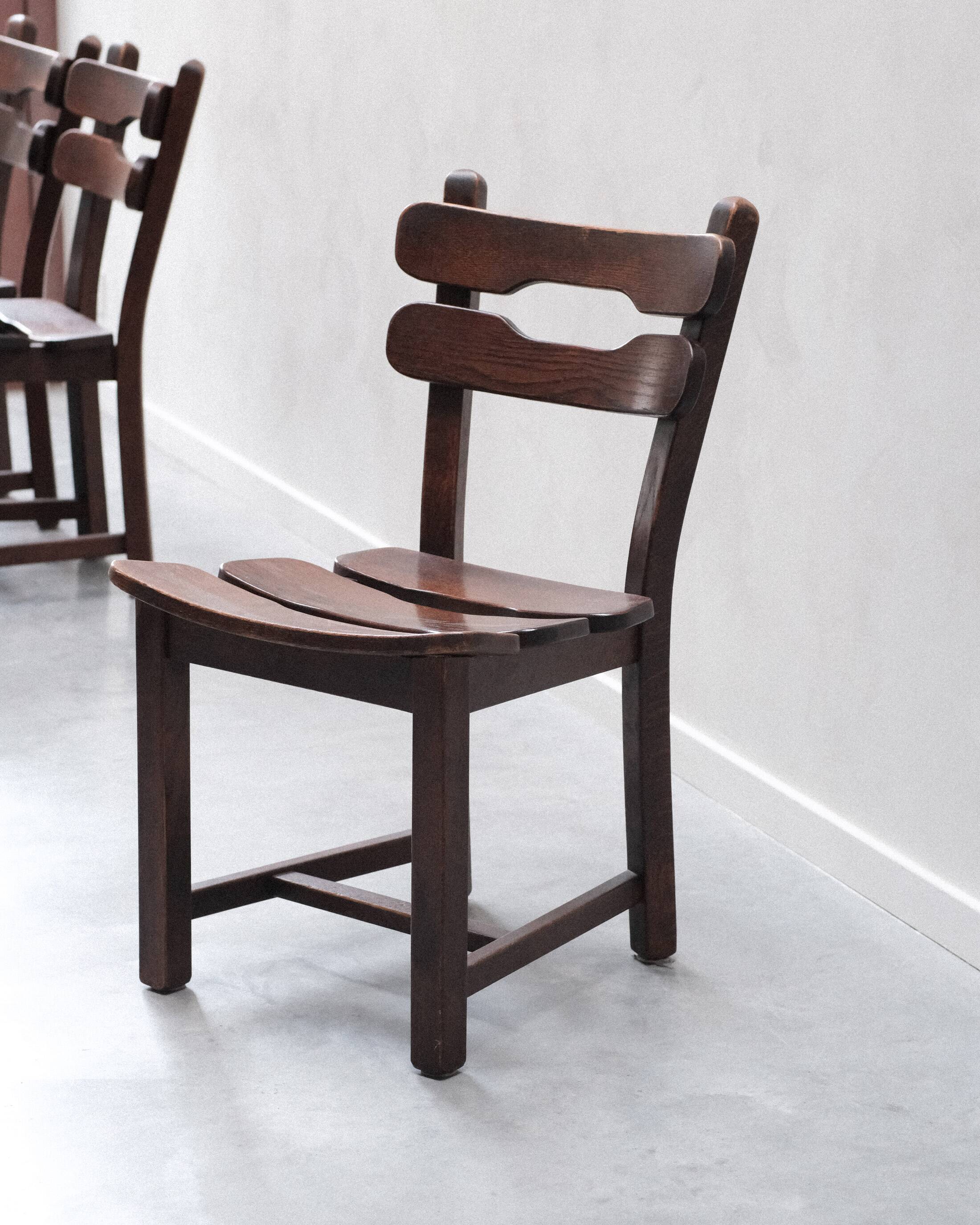 6 chaises de salle à manger dans le style de Dittmann & Co.